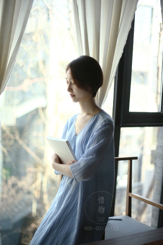 惜物茶服女装夏款－惜物棉麻茶服品牌－棉麻茶服女装典范款