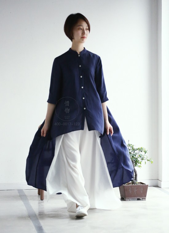 惜物茶服女装夏款－惜物棉麻茶服品牌－棉麻亚麻女装零售品牌